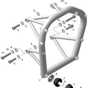 ENGINE SUSPENSION FRAME For ROTAX 912ULS