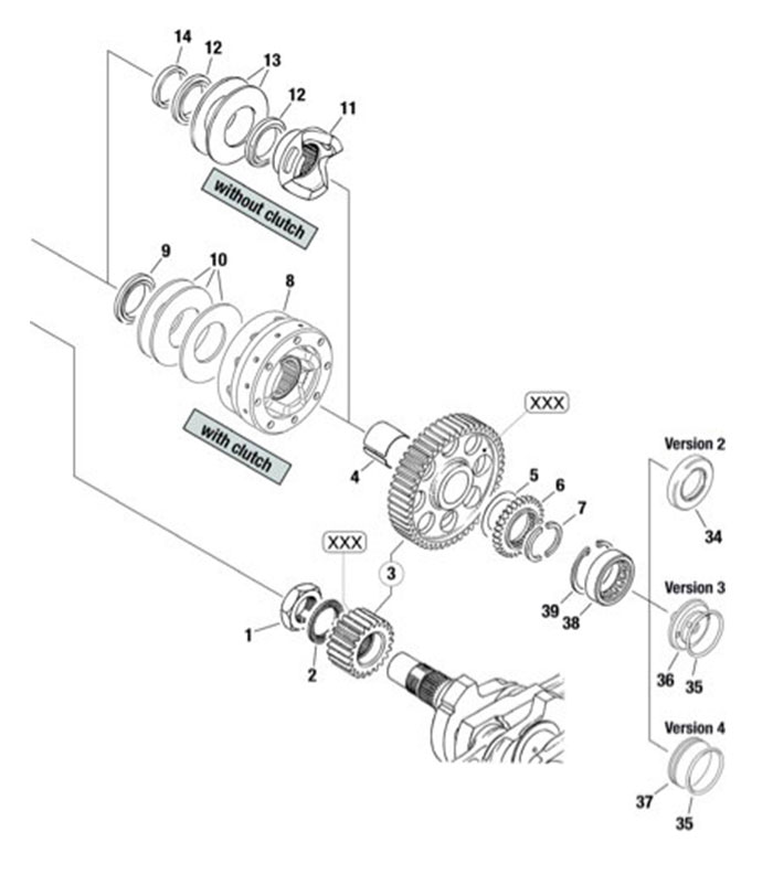 PROPELLER GEAR ASSY. For ROTAX 912UL