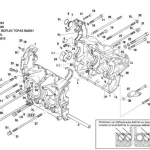 CRANKCASE (up to crankcase S/N:27811) For ROTAX 912ULS
