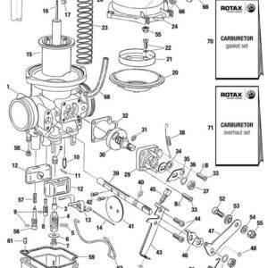 CARBURETOR - SINGLE PARTS 912 SERIES For ROTAX 912UL