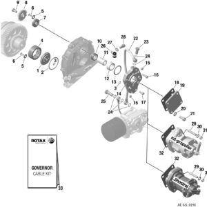 ARRANGEMENT FOR CONSTANT SPEED AND FIXED PITCH PROPELLER For ROTAX 916IS