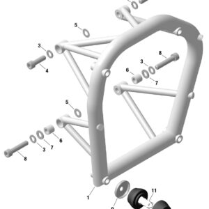 ENGINE SUSPENSION FRAME For ROTAX 915IS