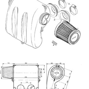 INTAKE SILENCER For ROTAX 582UL