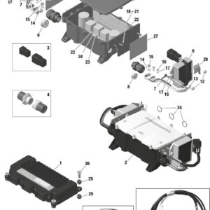 ENGINE CONTROL UNIT, FUSE BOX, REGULATOR For ROTAX 916IS